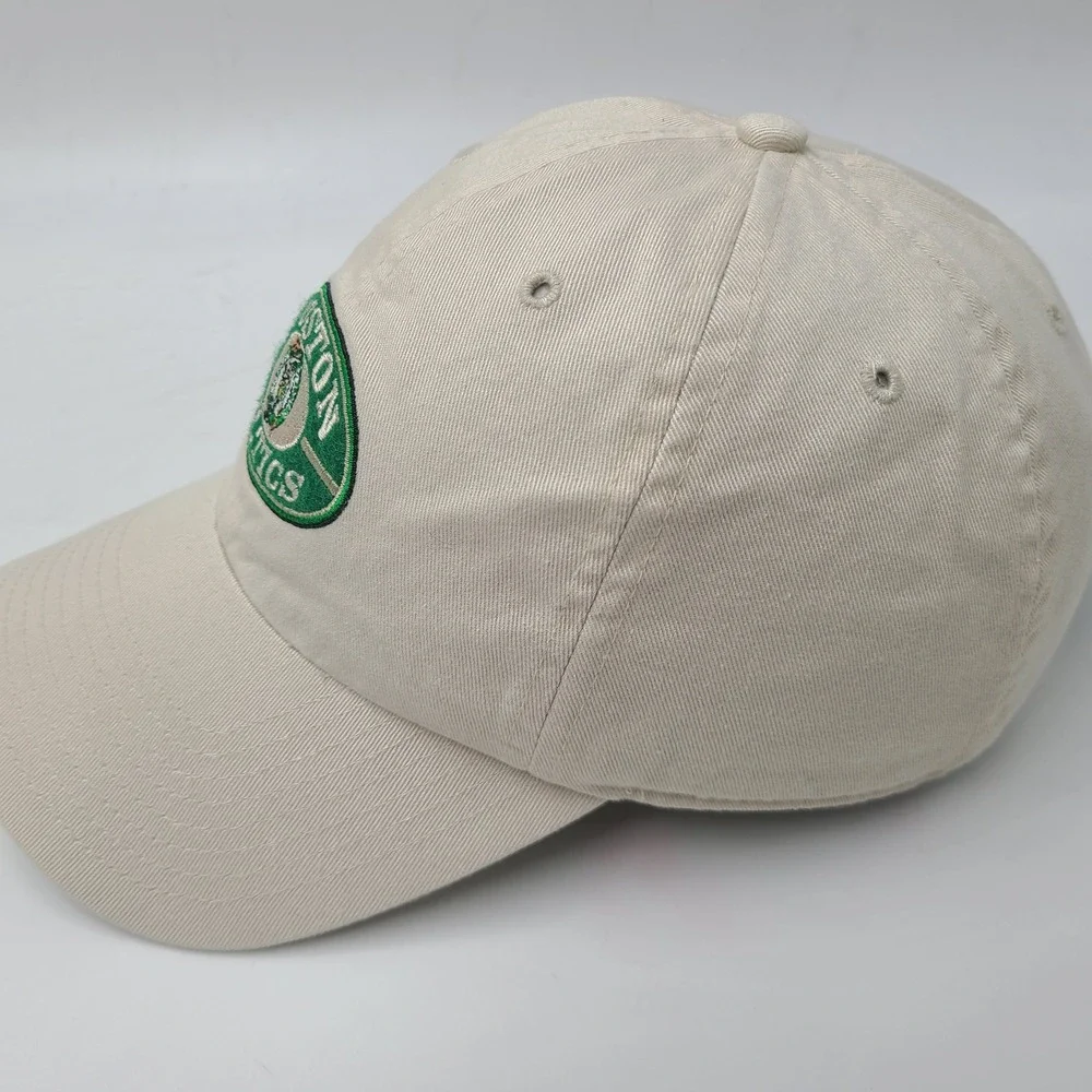 Vintage Boston Celtics Hat Strapback Twins Enterprise Beige NBA‎ Basketball Men